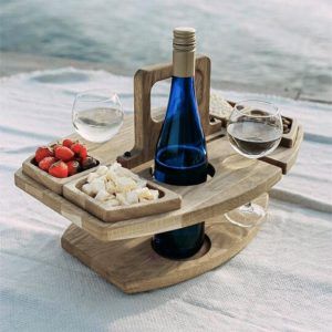 mesa de vino portatil - decobarril
