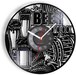 reloj de pared barril - beer cuba - decobarril