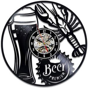reloj de pared barril - vinilo cerveza - decobarril
